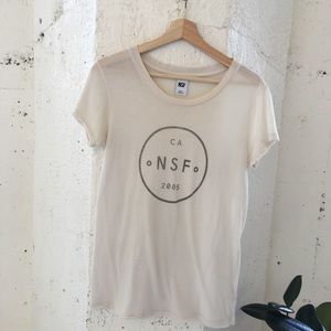 NSF off white t-shirt. The perfect Tee!  Sz s